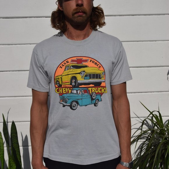 Vintage 1980's Chevy Trucks Tee - Picture 3 of 7